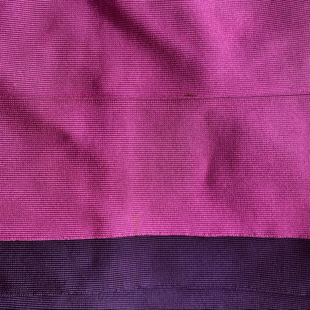 Hervé Léger Pink Color Block Dress - Picture 11 of 12